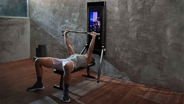 Compact home online gym